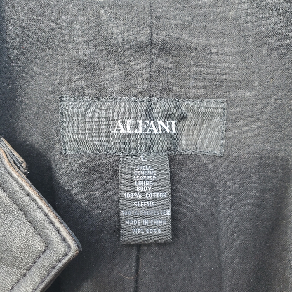🖤Alfani Leather jacket🖤 - Picture 3 of 9